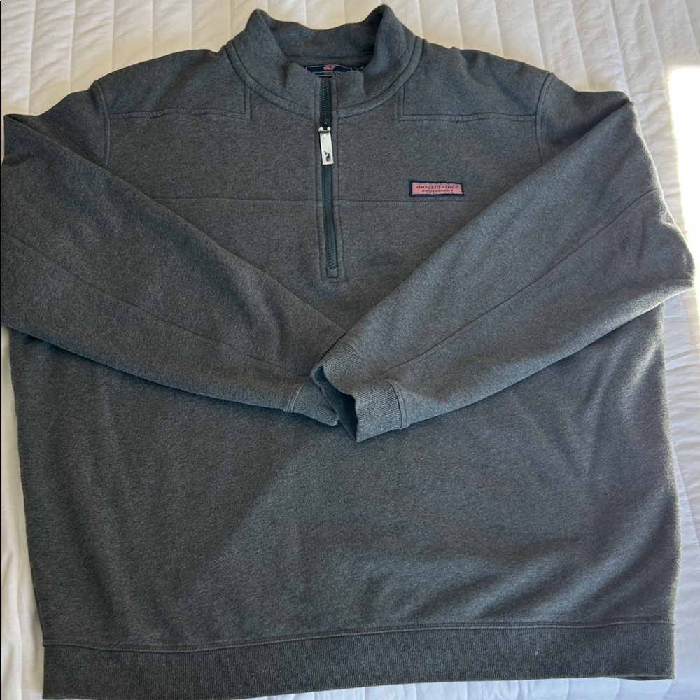 Vineyard Vines‎ Charcoal Zip-Up Sweater